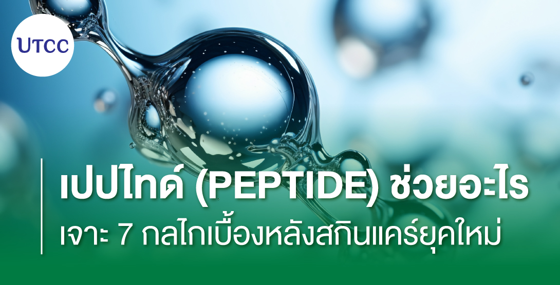 เปปไทด์ (Peptide) ช่วยอะไร &#8211; เจาะ 7 กลไกเบื้องหลังสกินแคร์ยุคใหม่